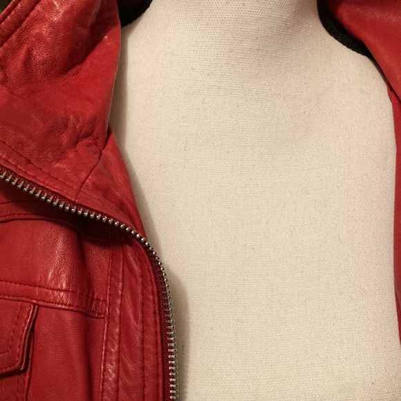 Black Rivet Leather Jacket - Picture 7 of 14